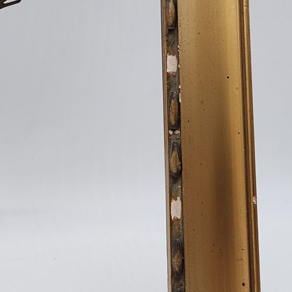 Art Deco Wood Picture Photo Frame Gesso AS IS 13.5"x18.75" VTG - Picture 8 of 15